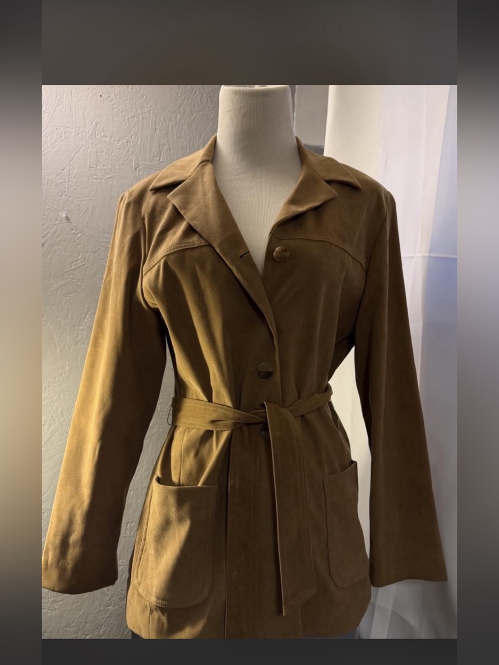 Worthington Women's Belted Trench Coat in Brown